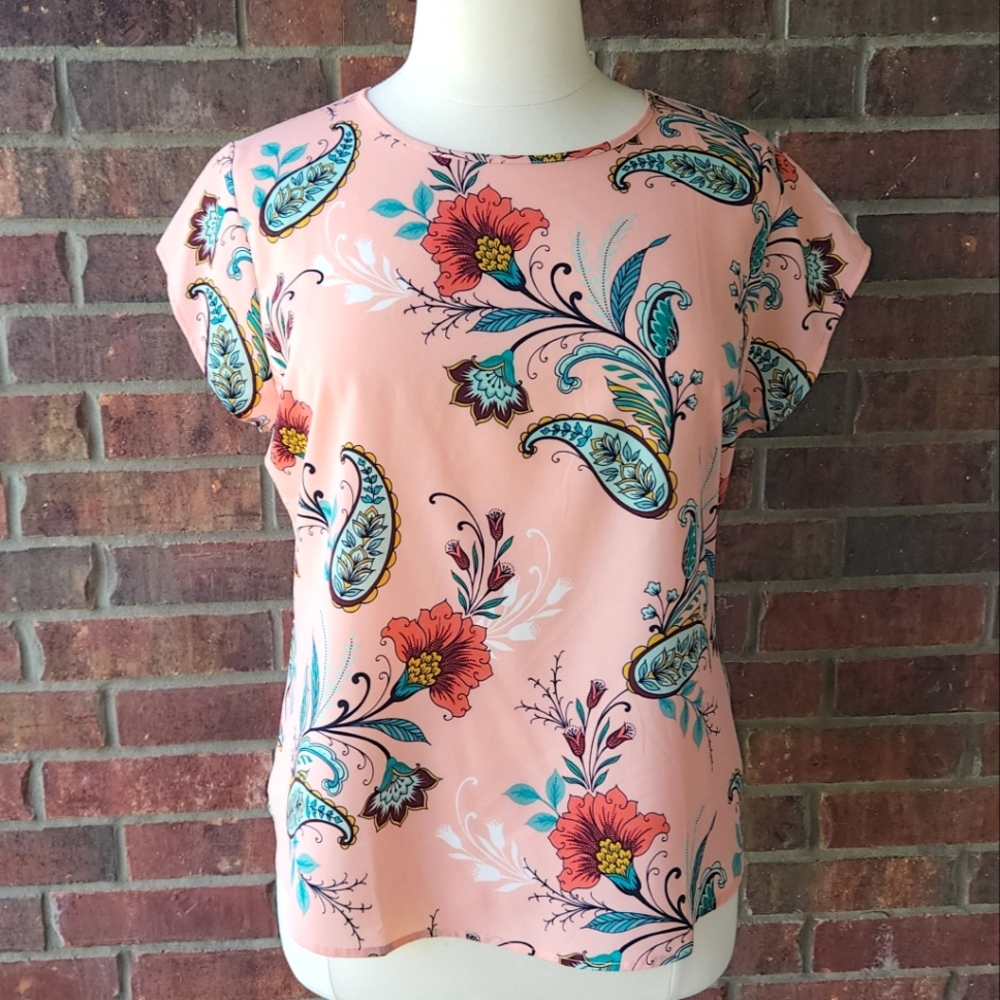 Van Heusen Women's Floral Top, Sz. XL